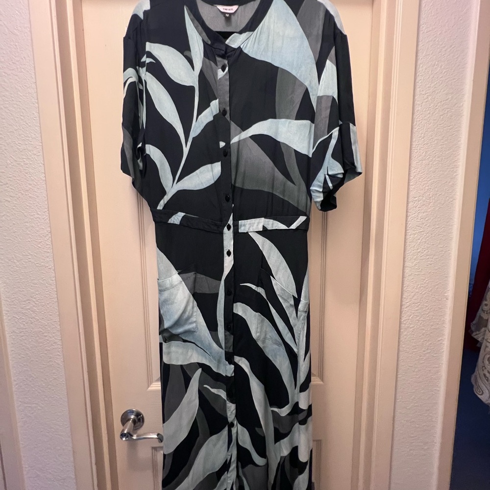 The Kit Cobie Shirtdress Blue Shades